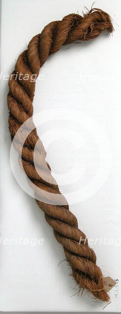 Rope Fragment, Coptic, 580-640. Creator: Unknown.
