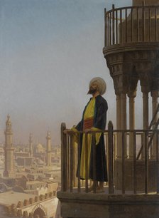 A muezzin. Artist: Gerôme, Jean-Léon (1824-1904)