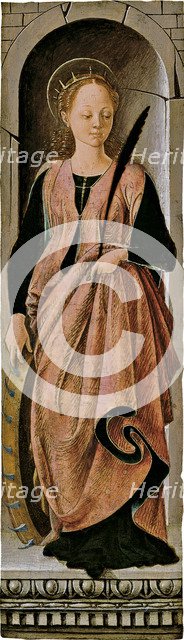 Saint Catherine. Artist: Francesco del Cossa (1436-1478)