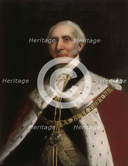 Sir David Salomans. c1856. Artist: Solomon Alexander Hart