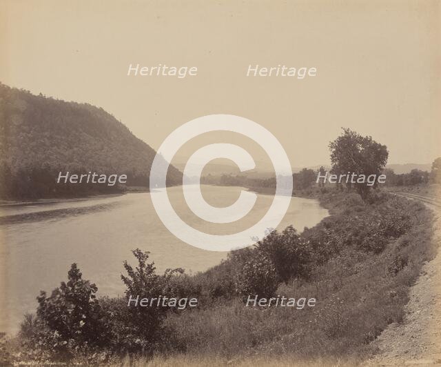 Susquehanna at Standing Stone, c. 1895. Creator: William H Rau.