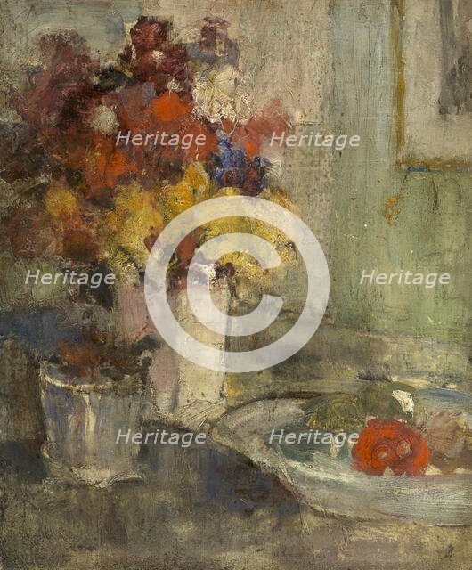 Flowers, early 20th century. Creator: Auguste Oleffe.