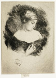 Profile of a Woman, 1900-05. Creator: Theodore Roussel.
