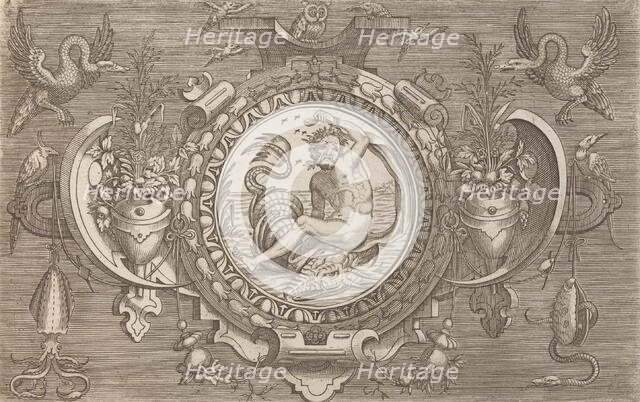 Targhe ed altri ornati di varie e capricciose invenzioni (Cartouches and other ornaments o..., 1773. Creator: Unknown.