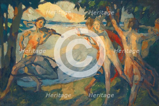 Round dance 2. I., 1921. Creator: Putz; Leo (1869-1940).