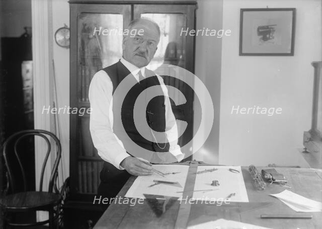 Ernest George Fischer, Chief of Instrument Division, Coastal Geodetic Survey, 1914. Creator: Harris & Ewing.