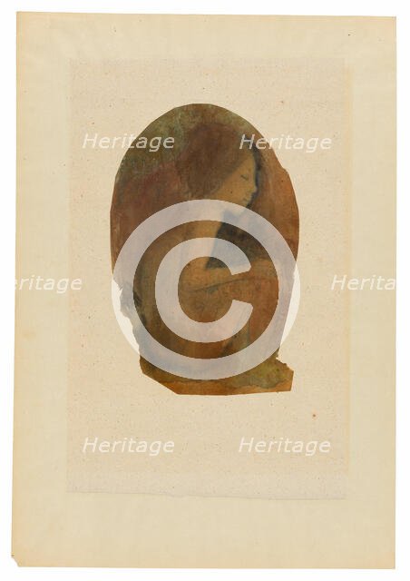 Seated Tahitian Youth, 1894/1903. Creator: Paul Gauguin.