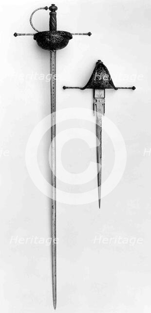 Cup-Hilted Rapier, Italian, possibly Naples, ca. 1650-75. Creator: Unknown.