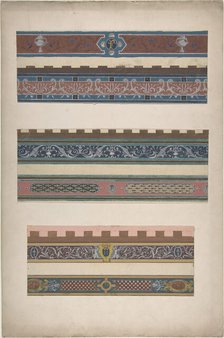 Design for Ceiling at Fontainebleau, second half 19th century. Creators: Jules-Edmond-Charles Lachaise, Eugène-Pierre Gourdet.