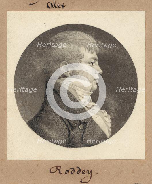 Roddey, 1810. Creator: Charles Balthazar Julien Févret de Saint-Mémin.