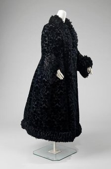 Evening coat, French, 1888-90. Creator: Emile Pingat.