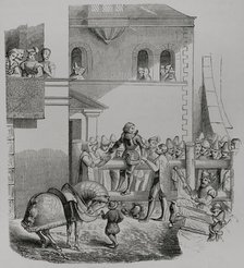 Degradation of a knight, 1877.  Creator: Unknown.