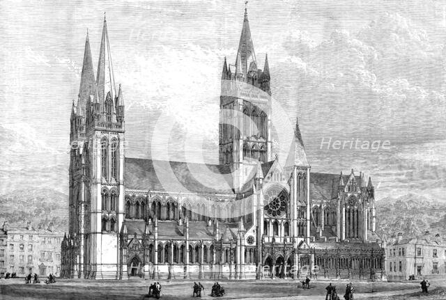 The new Cathedral of Truro: (copyright drawing of the architect's design), 1880. Creator: Unknown.