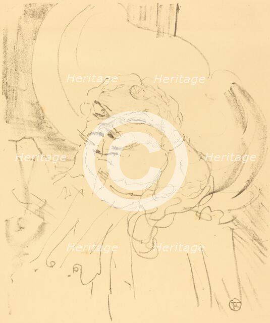 Coquelin the Elder (Coquelin aine), 1896. Creator: Henri de Toulouse-Lautrec.