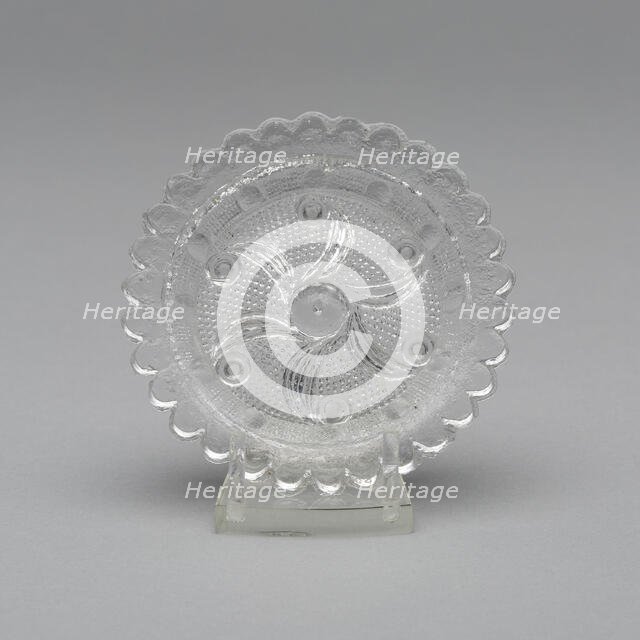 Cup plate, c. 1830. Creator: Unknown.