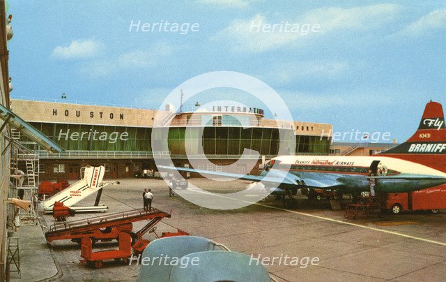 Houston International Airport, Houston, Texas, USA, 1956. Artist: Unknown