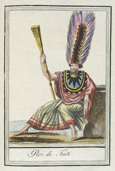 Costumes de Différents Pays, 'Roi de Taïti', c1797. Creators: Jacques Grasset de Saint-Sauveur, LF Labrousse.