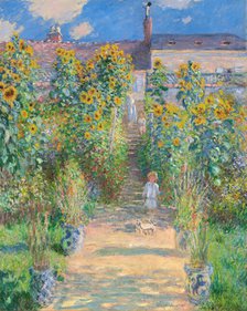 The Artist's Garden at Vétheuil, 1881. Creator: Claude Monet.