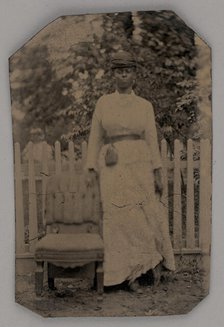 Untitled (Portrait of a Standing Woman), 1880. Creator: Unknown.