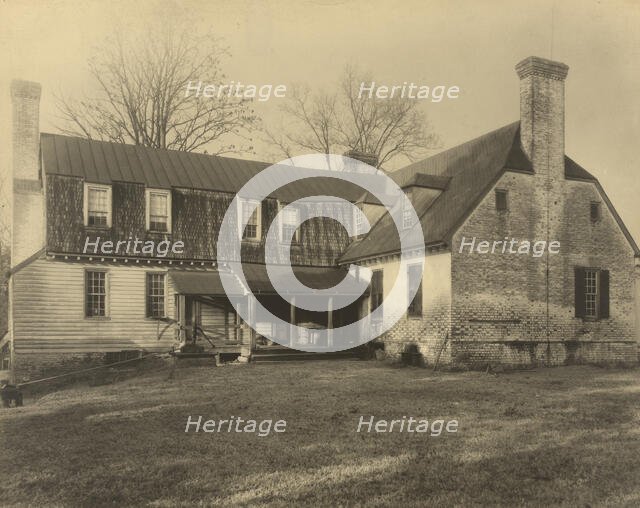 The Mansion, Bowling Green, Caroline County, Virginia, 1935. Creator: Frances Benjamin Johnston.