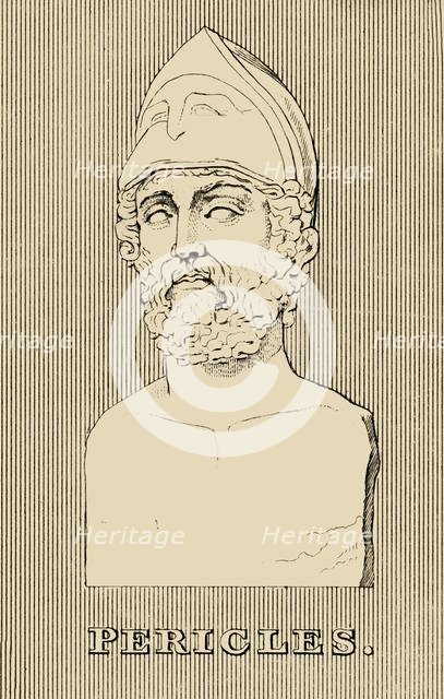 'Pericles', (c 495-429 BC), 1830. Creator: Unknown.
