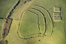 White Sheet Castle, a multivallate hillfort earthwork, bowl barrow earthwork and  covered..., 2023 Creator: Damian Grady.