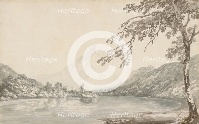 On the Aar between Unterseen and Lake of Brienz, 1794-1797. Creators: JMW Turner, Thomas Girtin.