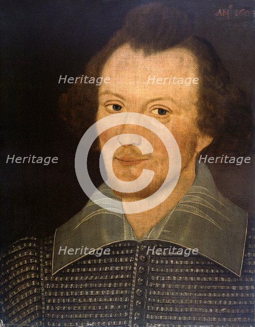 The Sanders Portrait of William Shakespeare (1564-1616), 1603.