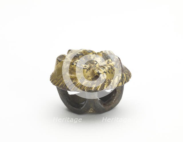 Ornament with bear, Han dynasty, 206 BCE-220 CE. Creator: Unknown.