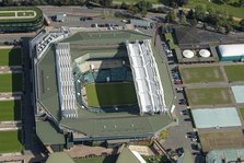 Centre Court at the All England and Lawn Tennis and Croquet Club, Wimbledon, 2021. Creator: Damian Grady.