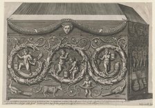 Speculum Romanae Magnificentiae: Decorated Sarcophagus with Arabesques, 1582., 1582. Creator: Giovanni Ambrogio Brambilla.