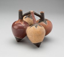 Vessel in the Form of Lúcuma Peppers, 180 B.C./A.D. 500. Creator: Unknown.