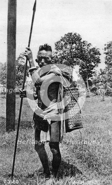 Naga man, India, 20th century. Artist: Unknown