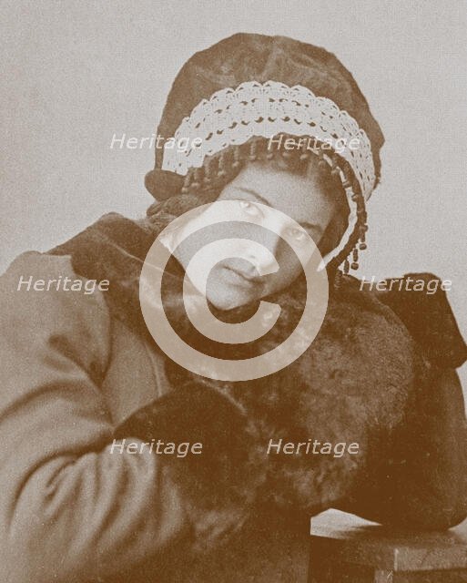 Portrait of Larissa Reisner (1895-1926). Creator: Anonymous.