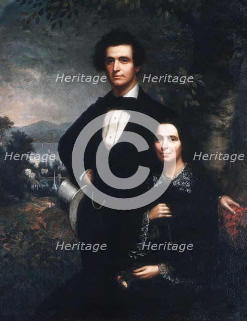 Mr. and Mrs. Daniel T. MacFarlan, 1858. Creator: Theodore E. Pine.