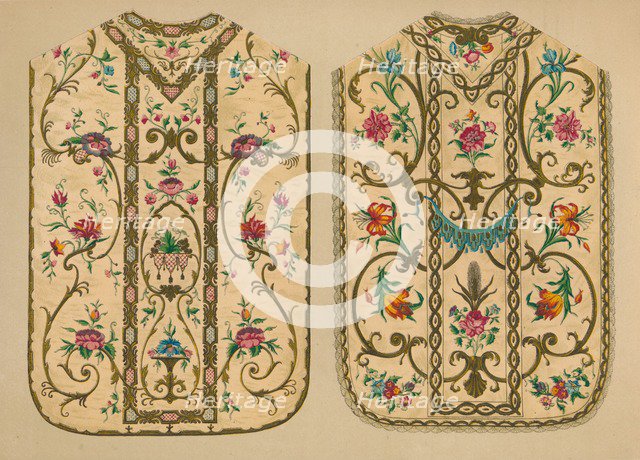 Embroidered Chasubles by Luigi & Ersilia Martini', 1893.  Artist: Robert Dudley.