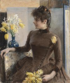 Parisienne, 1885. Creator: Albert Edelfelt.