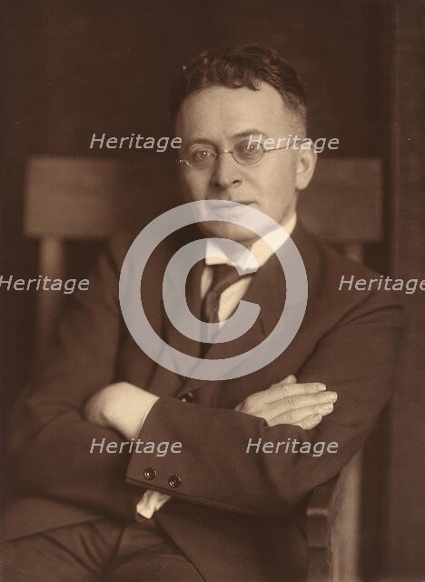 Portrait of Karl Kraus (1874-1936), c.1930. Creator: Joel, Charlotte (1887-ca 1943).