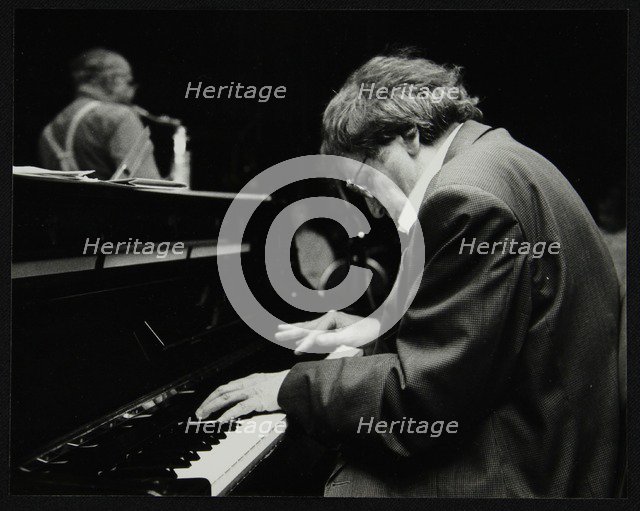 Stan Tracey and Art Themen playing at The Fairway, Welwyn Garden City, Hertfordshire, 1992. Artist: Denis Williams