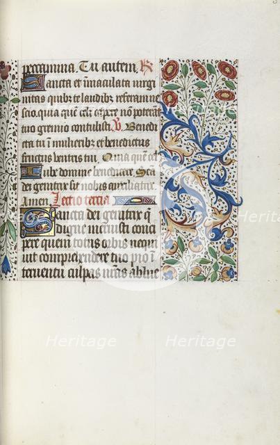 Book of Hours (Use of Rouen): fol. 36r, c. 1470. Creator: Master of the Geneva Latini (French, active Rouen, 1460-80).