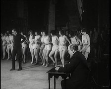 Female Dancers Rehearsing a Routine, 1920s. Creator: British Pathe Ltd.