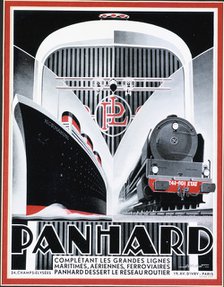 Transport poster for Panhard, French, c1940s. Artist: Unknown