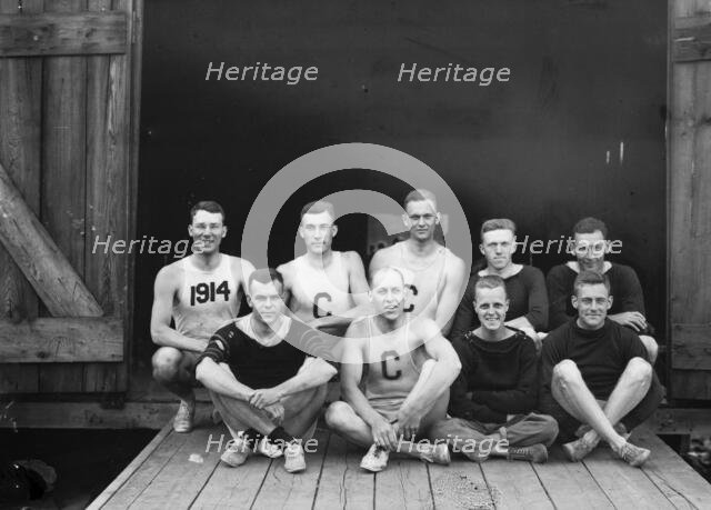 Cornell - Varsity crew 1912, 1912. Creator: Bain News Service.