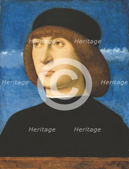 Portrait of a young man, c. 1490. Creator: Bellini, Giovanni (1430-1516).