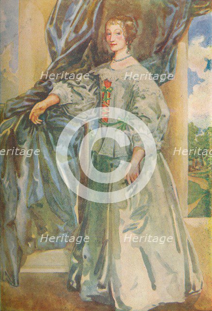 'A Woman of the Time of Charles I', 1907. Artist: Dion Clayton Calthrop.