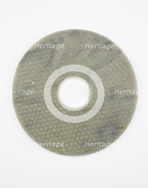 Disk (bi), Qing dynasty, 1736-1795. Creator: Unknown.