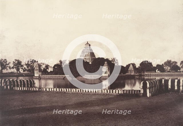 The Teppa-kulam, 1858. Creator: Captain Linnaeus Tripe.