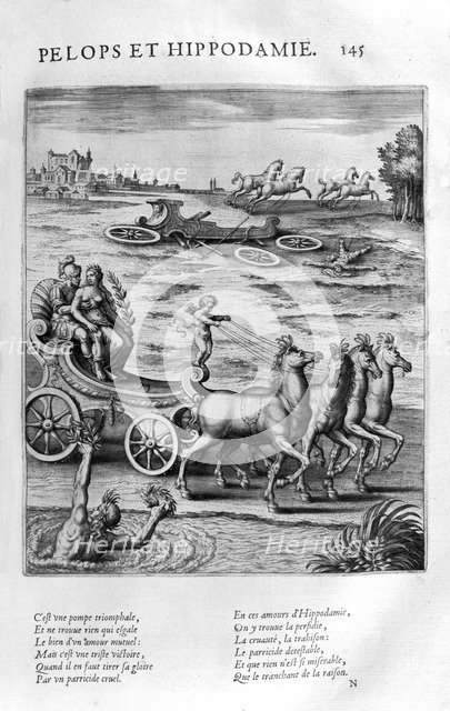 'Pelops and Hippodamia', 1615. Artist: Leonard Gaultier
