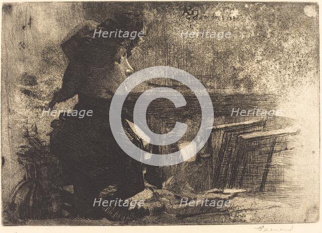 The Cup of Tea, 1883. Creator: Paul Albert Besnard.