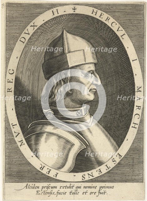 Ercole I d'Este (1431-1505), Duke of Ferrara, ca 1600-1603. Creator: Custos, Dominicus (1560-1612).